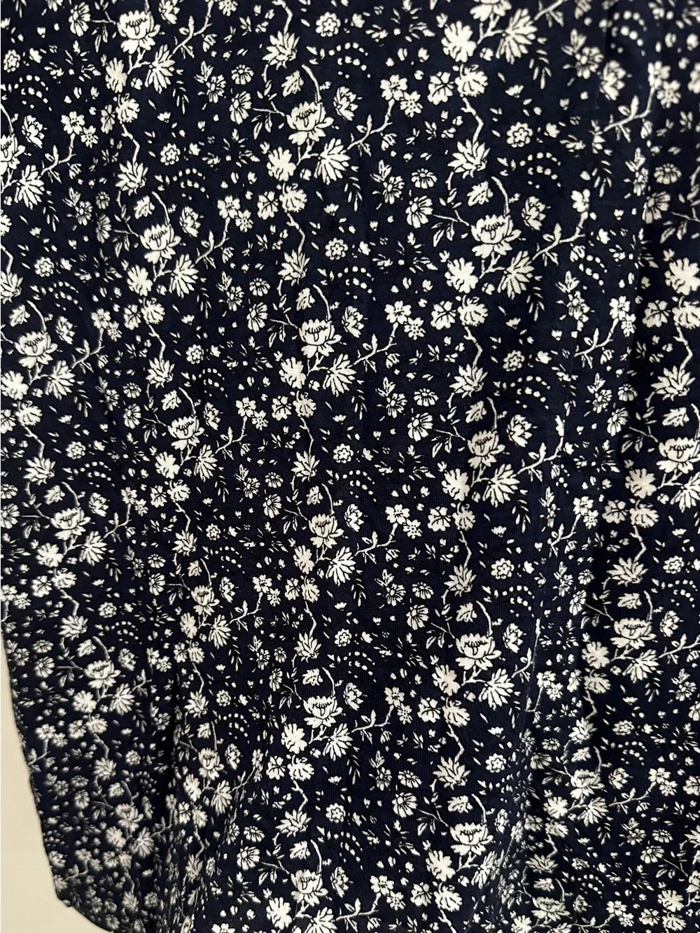LOFT Floral Puff Sleeve Blouse